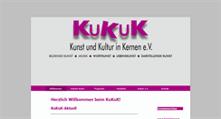 Desktop Screenshot of kukuk-kernen.de